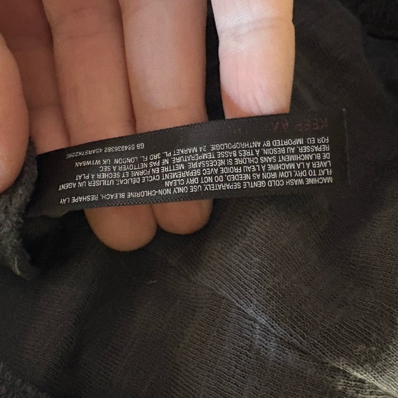 Anthropologie Saturday Sunday Dark Gray Cotton Textured Jacket - Picture 11 of 13